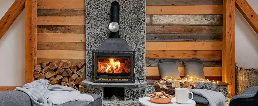 Thelin Hearth Products Direct Vent Gas Stove Fireplace Inspection in Coos Bay, Oregon